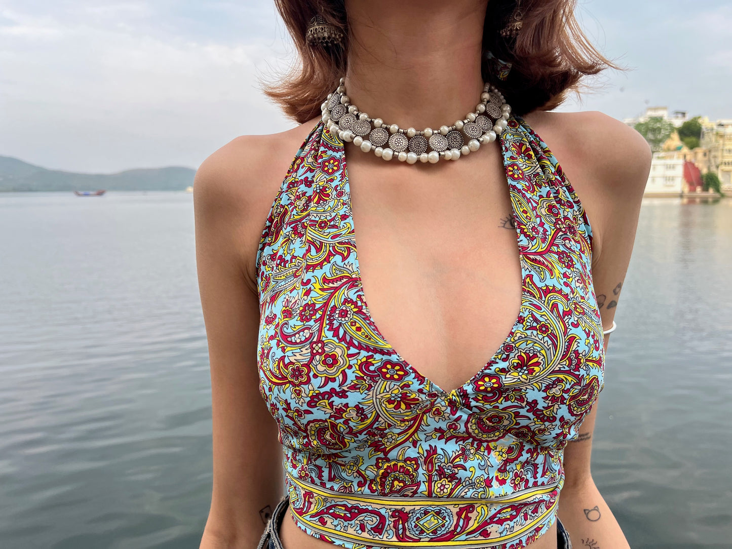 Halter Wrap Top